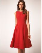 ASOS Collection Asos Midi Dress with Full Skirt - Lyst
