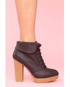 Nasty Gal Rocky Ankle Boot - Lyst