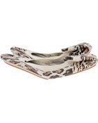 Yosi Samra Scaled Leopard Ballet Flats - Lyst