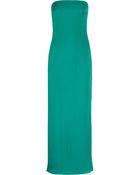 Halston Heritage Ruffled Silk Gown - Lyst