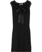 Valentino Roma Pleated Silk-chiffon Dress - Lyst