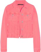 Christopher Kane Neon Stretch-Denim Jacket - Lyst