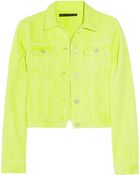 Christopher Kane Neon Stretch-Denim Jacket - Lyst