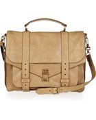 Proenza Schouler Ps1 Large Leather Satchel - Lyst