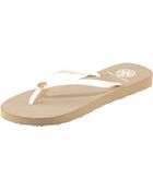 Tory Burch Logo Thong Sandal - Lyst