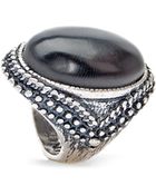 Mango Ornate Metal Ring - Lyst