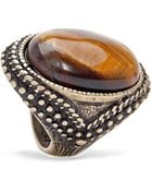 Mango Ornate Metal Ring - Lyst