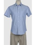 Band of Outsiders Short Sleeve Shirt - Lyst