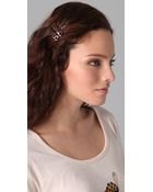 Marc By Marc Jacobs Set Of 2 Marc Script Hair Clips - Lyst