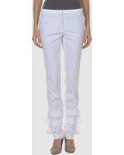 Helmut Lang Casual Trousers - Lyst