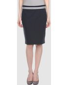 Pianurastudio Knee Length Skirt - Lyst