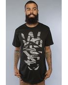 Wesc The Overlay Pattern Tee in Black - Lyst