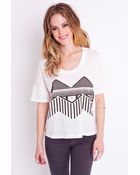Nasty Gal Tribal Tee - Lyst