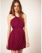 ASOS Collection Asos Grecian Dress with Bubble Hem - Lyst