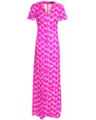 Balenciaga Printed Silk Twill Column Dress - Lyst