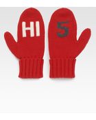 Kate Spade Big Apple Hi 5 Mittens - Lyst