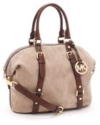 MICHAEL Michael Kors Medium Bedford Satchel, Hemp/mocha - Lyst