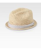 Rag & Bone Straw Fedora/natural - Lyst