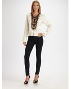 Royal Underground Ruffled Silk Blouse - Lyst