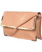 Topshop Clean Lock Clutch Bag - Lyst