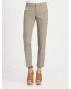 Vince Tropical Cropped Wool-Blend Pants - Lyst