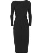 Donna Karan New York Draped Stretch-jersey Dress - Lyst
