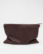 Clare Vivier Oversized Striped Clutch - Lyst