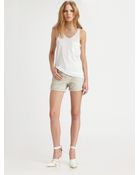 T By Alexander Wang Lightweight Cotton Jersey Tank Top - Lyst