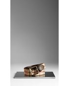 Burberry Haymarket Check Belt - Lyst