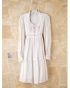 Free People Vintage Cropped Gunne Sax Voile Dress - Lyst