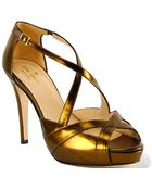 Kate Spade Get - Leather Platform Strappy Sandal - Lyst