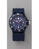 Rumbatime Denim Perry Slap Watch - Lyst