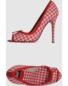 D&G Pumps with Open Toe - Lyst