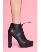 Nasty Gal Evonna Oxford Boot - Lyst