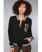 Wesc The Laika Fleece Jacket in Black - Lyst