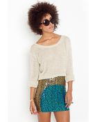 Nasty Gal Sunset Sequin Skirt - Lyst