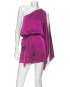 Robert Rodriguez One Shoulder Short Jumpsuit - Lyst