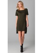 T By Alexander Wang Classic Boat Neck Dress - Lyst
