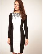 Coast Coast Polly Embellished Neck Dress - Lyst