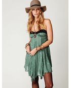 Free People Fp New Romantics Cat Eye Wrap Dress - Lyst