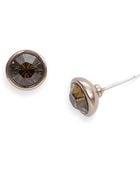 Givenchy Crystal Stud Earrings - Lyst