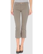 J Brand 3/4th length Trousers - Lyst