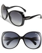 Jimmy Choo Oversized Sunglasses - Lyst