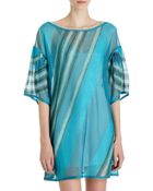 Missoni Tonal Stripe Tunic Dress - Lyst