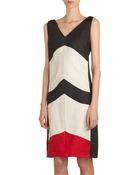Narciso Rodriguez Colorblock Dress - Lyst