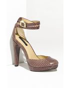 Rachel Zoe Cole Genuine Snakeskin Pump - Lyst