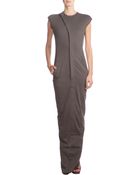 Rick Owens Asymmetric Front Gown - Lyst