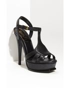 Saint Laurent Tribute Sandal - Lyst