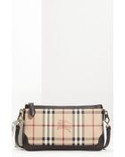 Burberry Check Print Crossbody Bag - Lyst