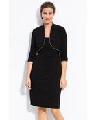 Alex Evenings Rhinestone Trim Dress & Jacket - Lyst